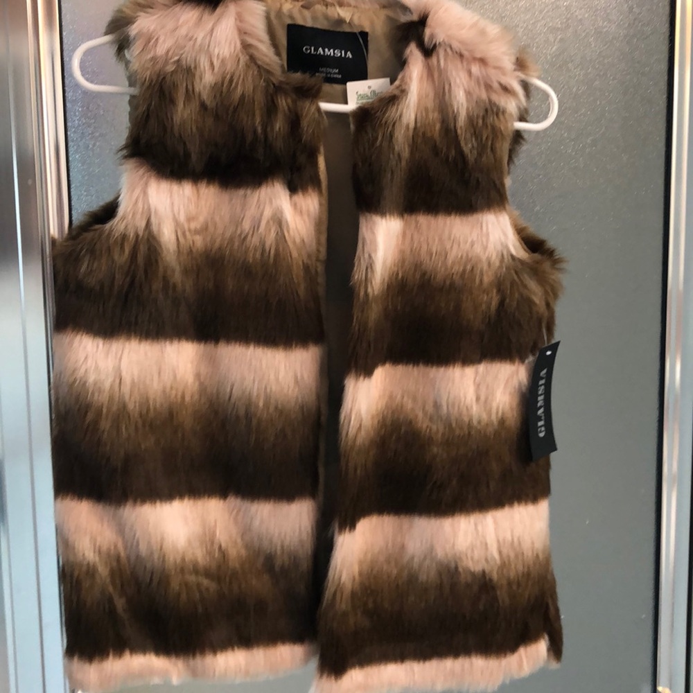 Soft furry vest
